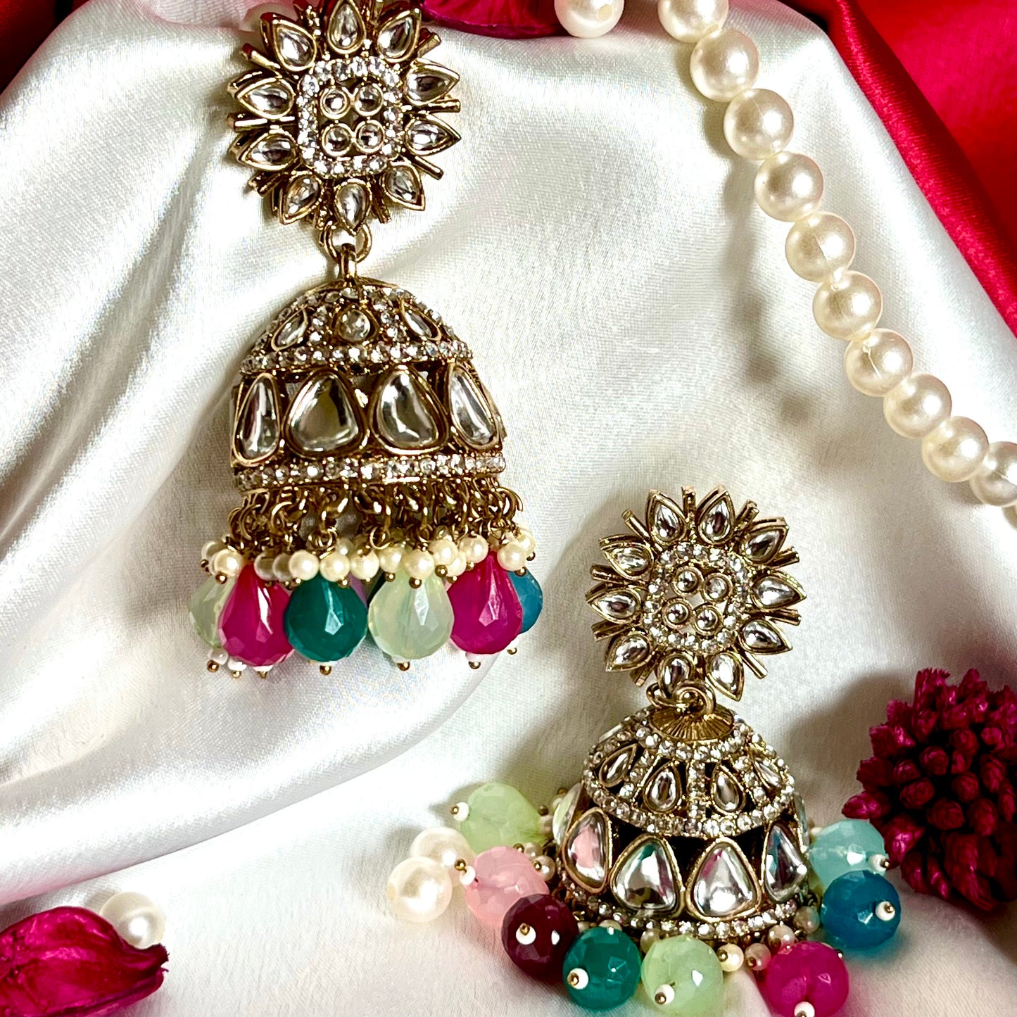 RAINBOW SUNDARI JHUMKIS