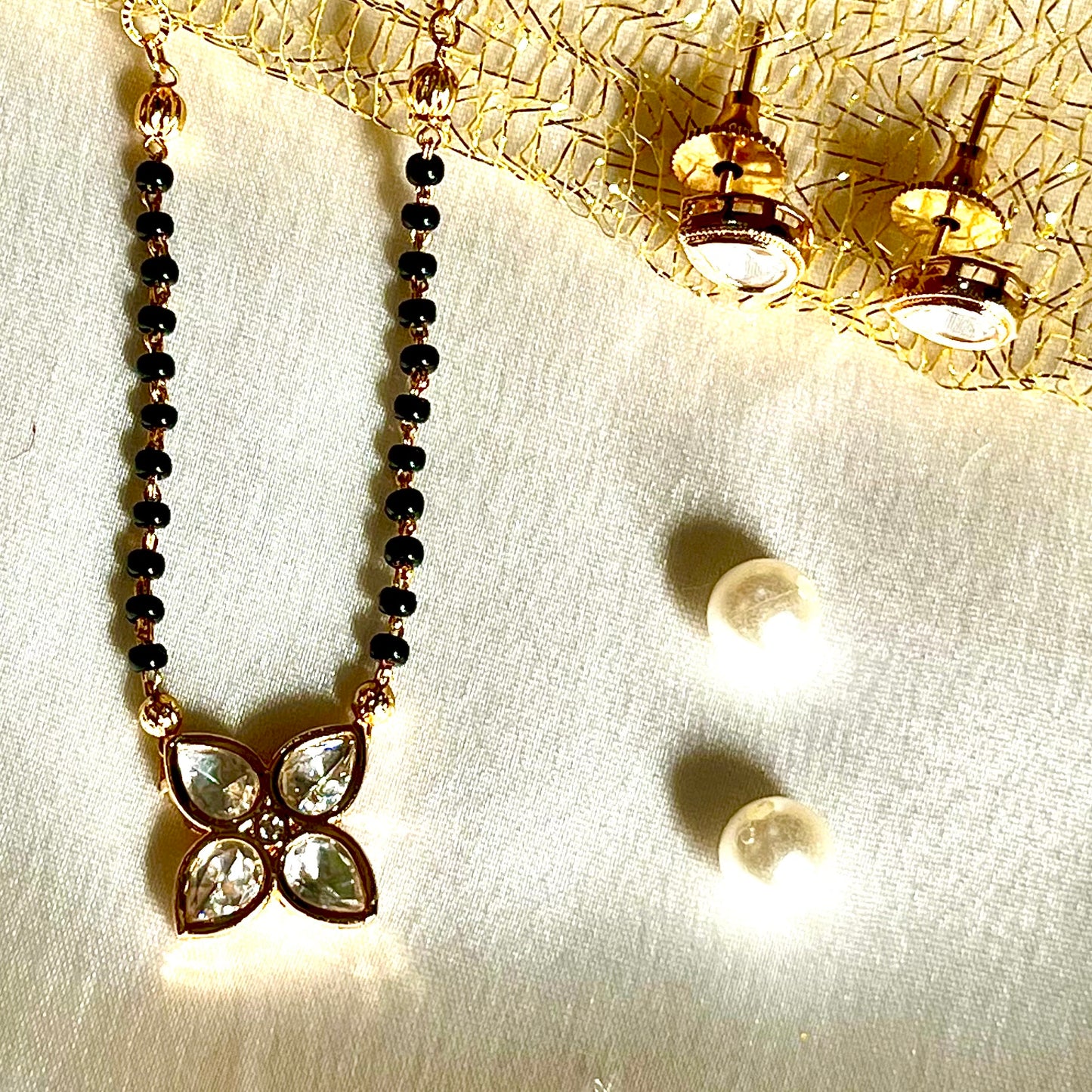 GOLDEN LILY MANGALSUTRA SET