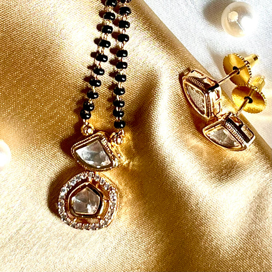 GOLDEN SHEEN MANGALSUTRA SET