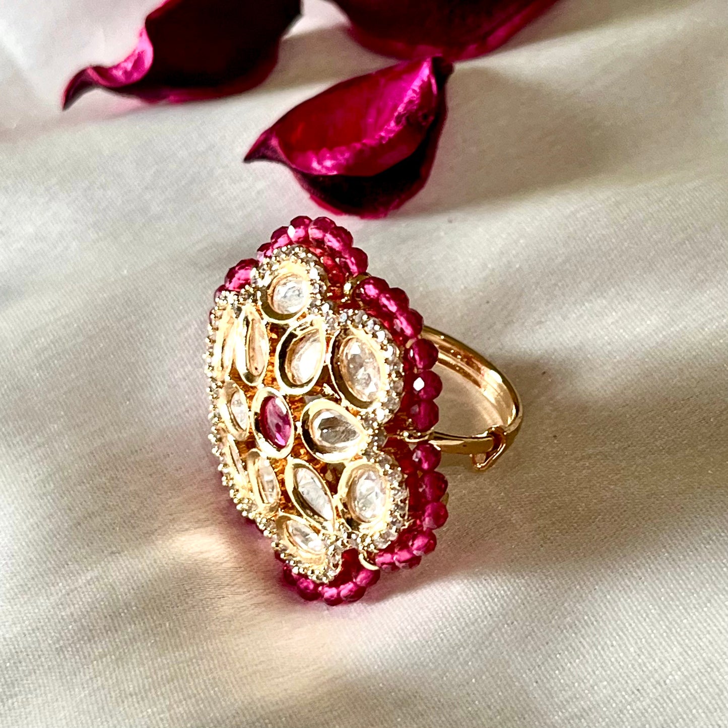 RANI POLKI KUNDAN RING