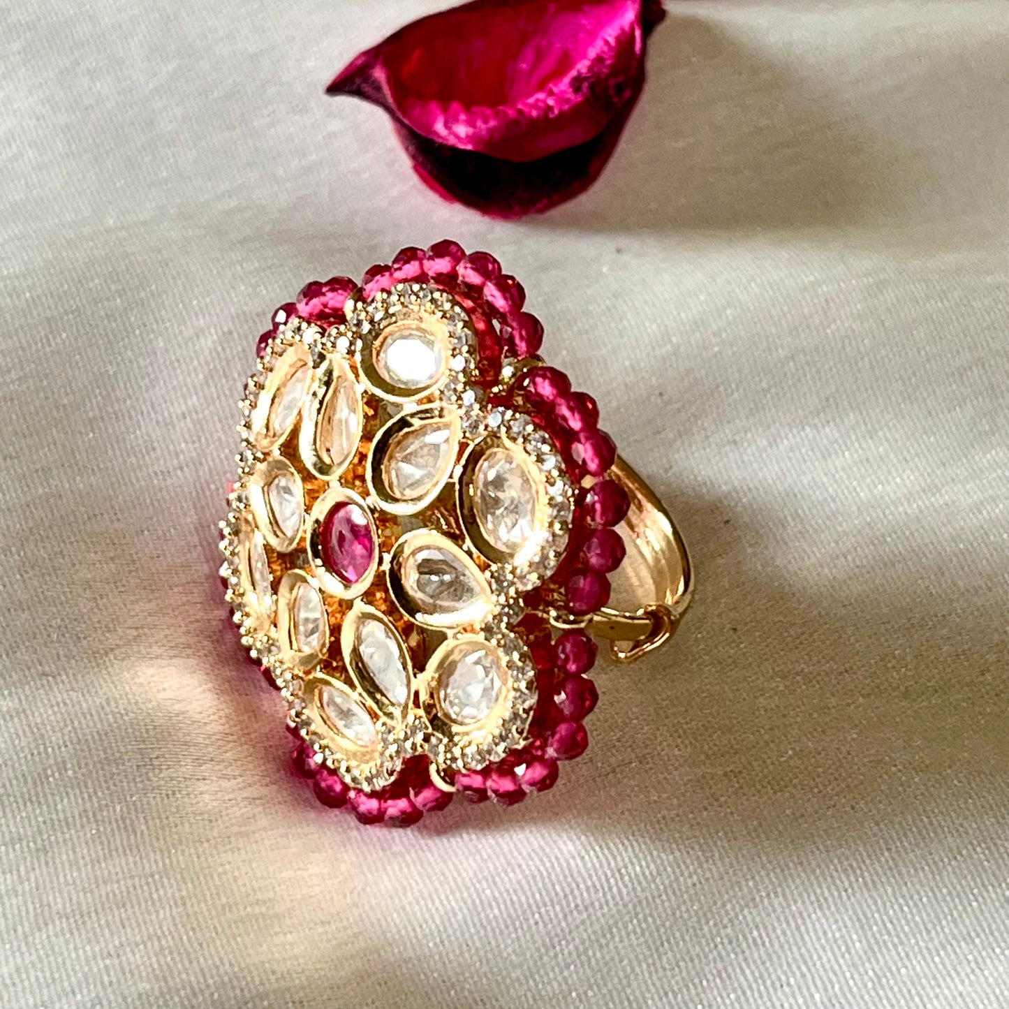 RANI POLKI KUNDAN RING