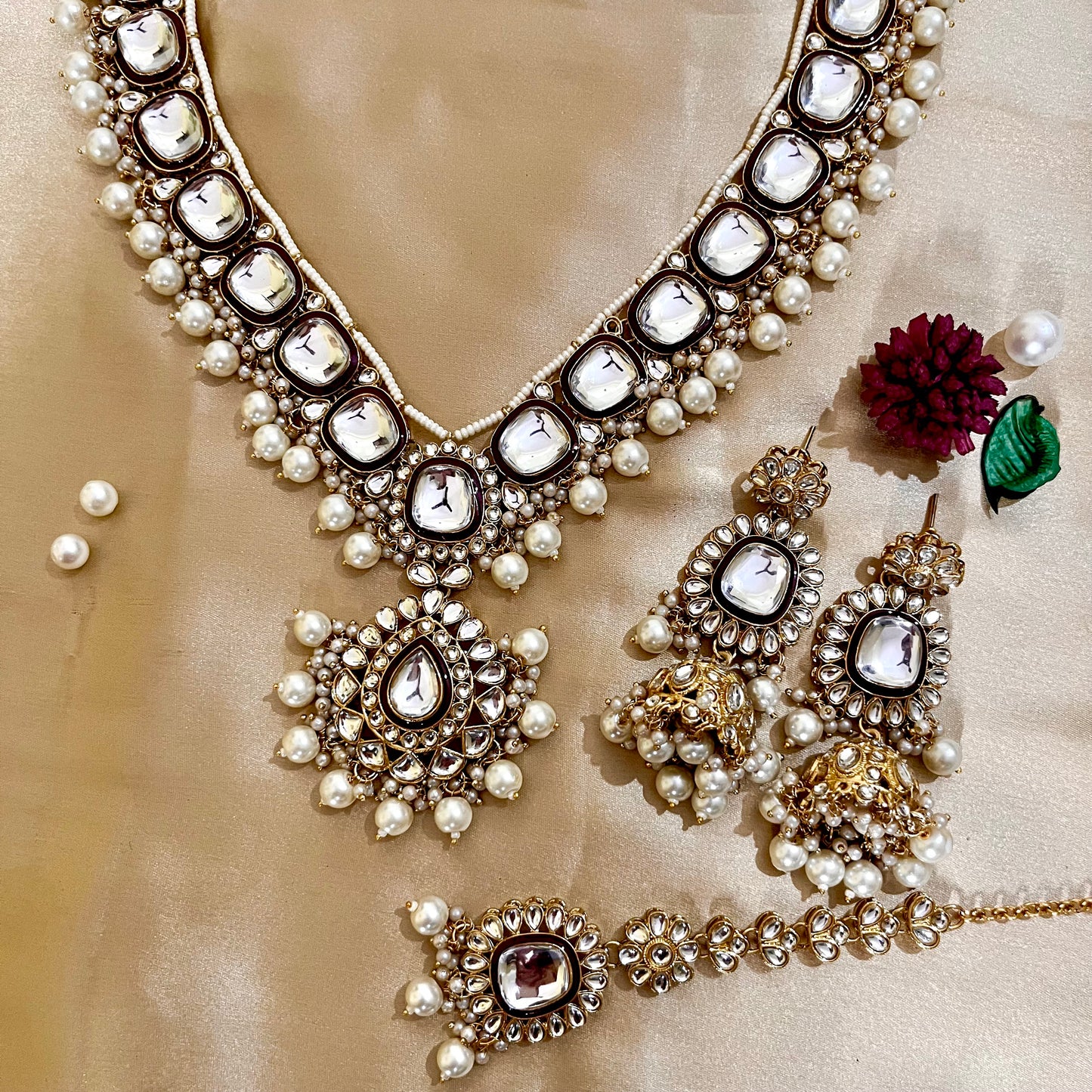 RUBY PIYA NECKLACE SET