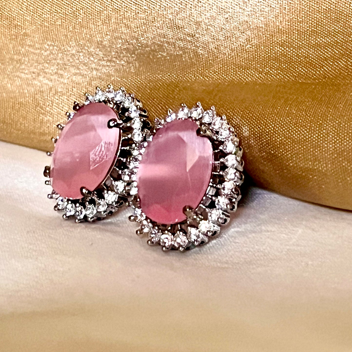 PINK AMELIA STUDS