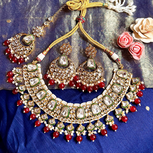 RUBY KAASHVI NECKLACE SET