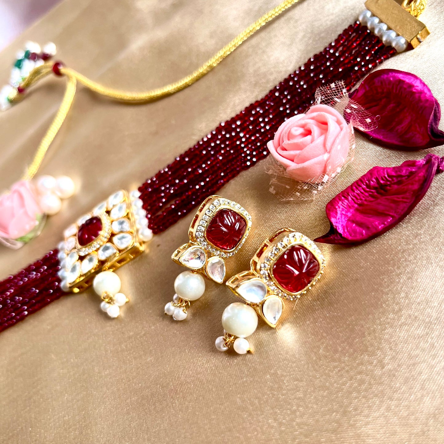 RUBY FIONA CHOKER SET