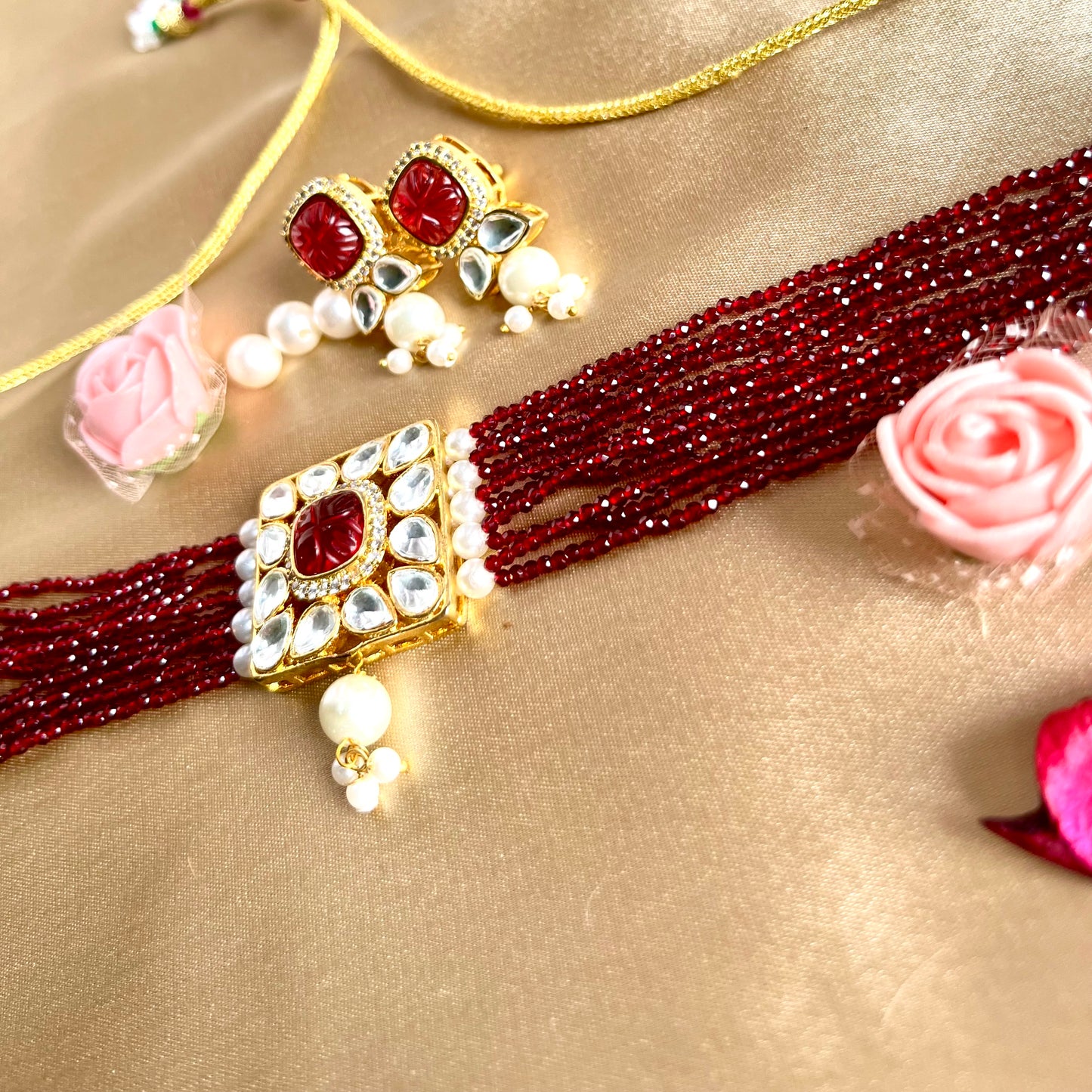 RUBY FIONA CHOKER SET