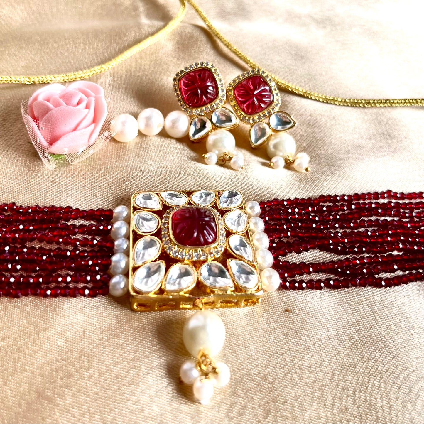 RUBY FIONA CHOKER SET