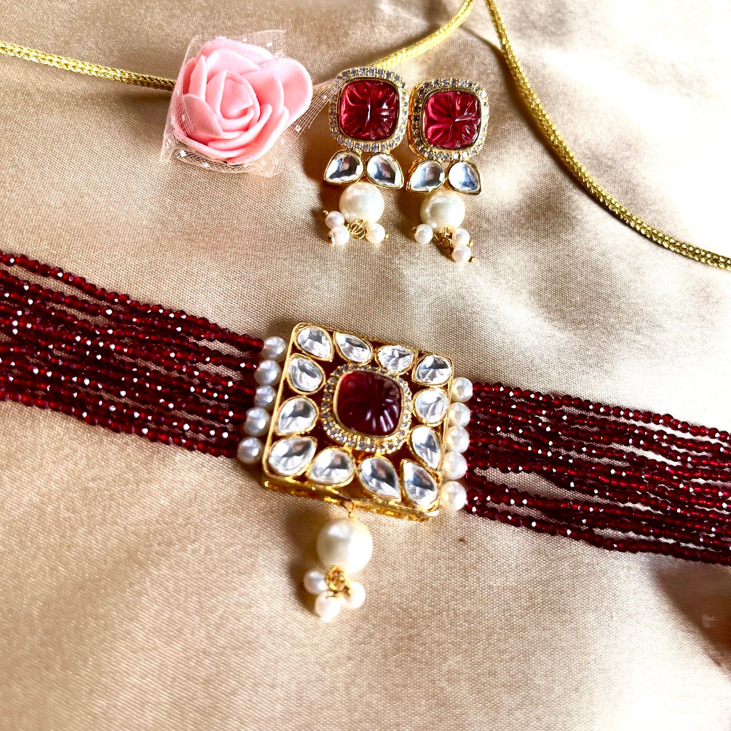 RUBY FIONA CHOKER SET