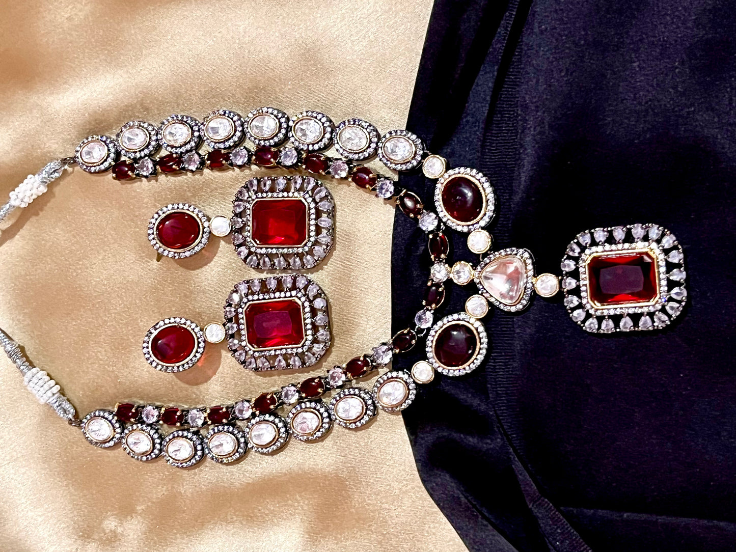 RUBY ZENA NECKLACE SET