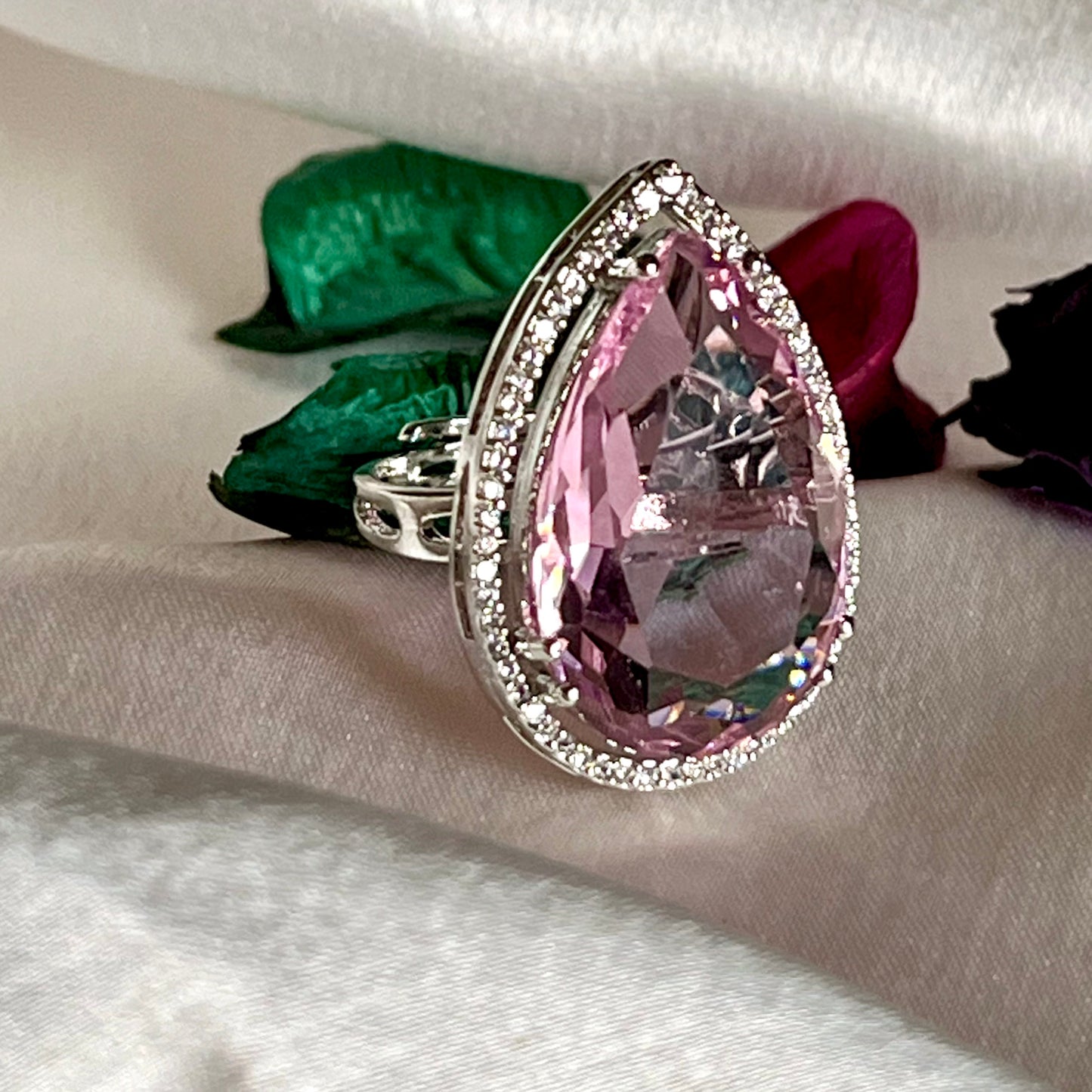 PINK BELLA ZIRCONIA RING