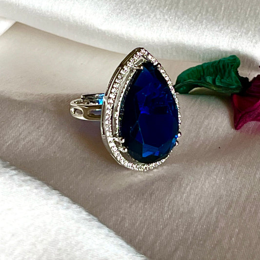 BLUE BELLA ZIRCONIA RING