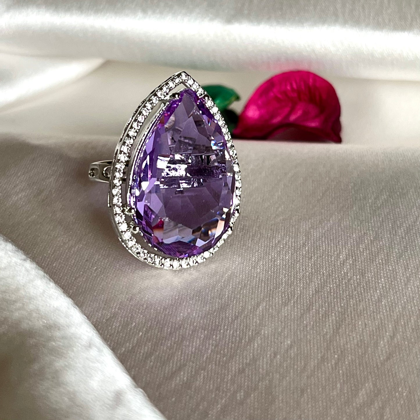 LAVENDER BELLA ZIRCONIA RING