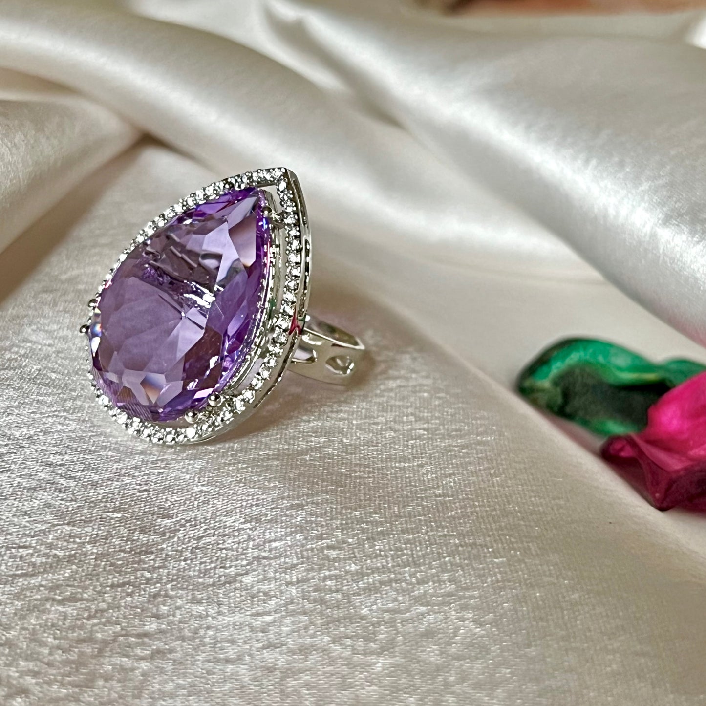 LAVENDER BELLA ZIRCONIA RING