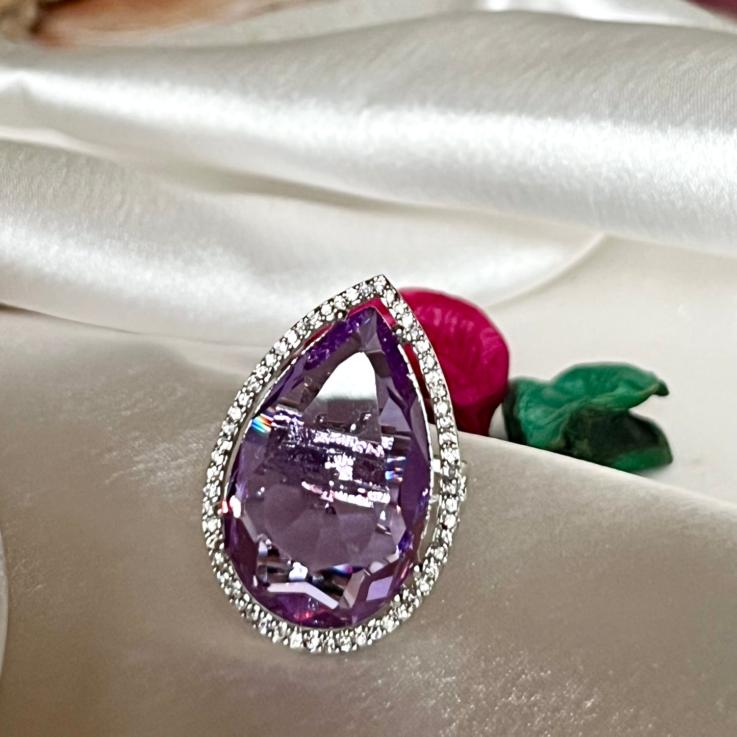 LAVENDER BELLA ZIRCONIA RING