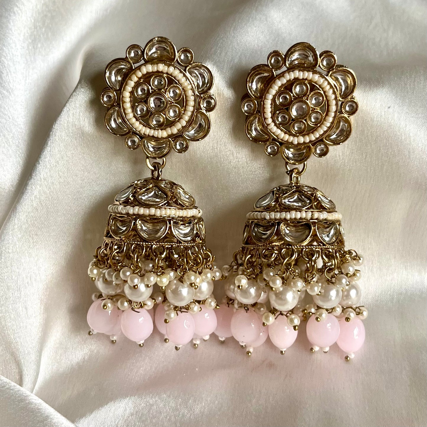 PINK SUHANA JHUMKIS