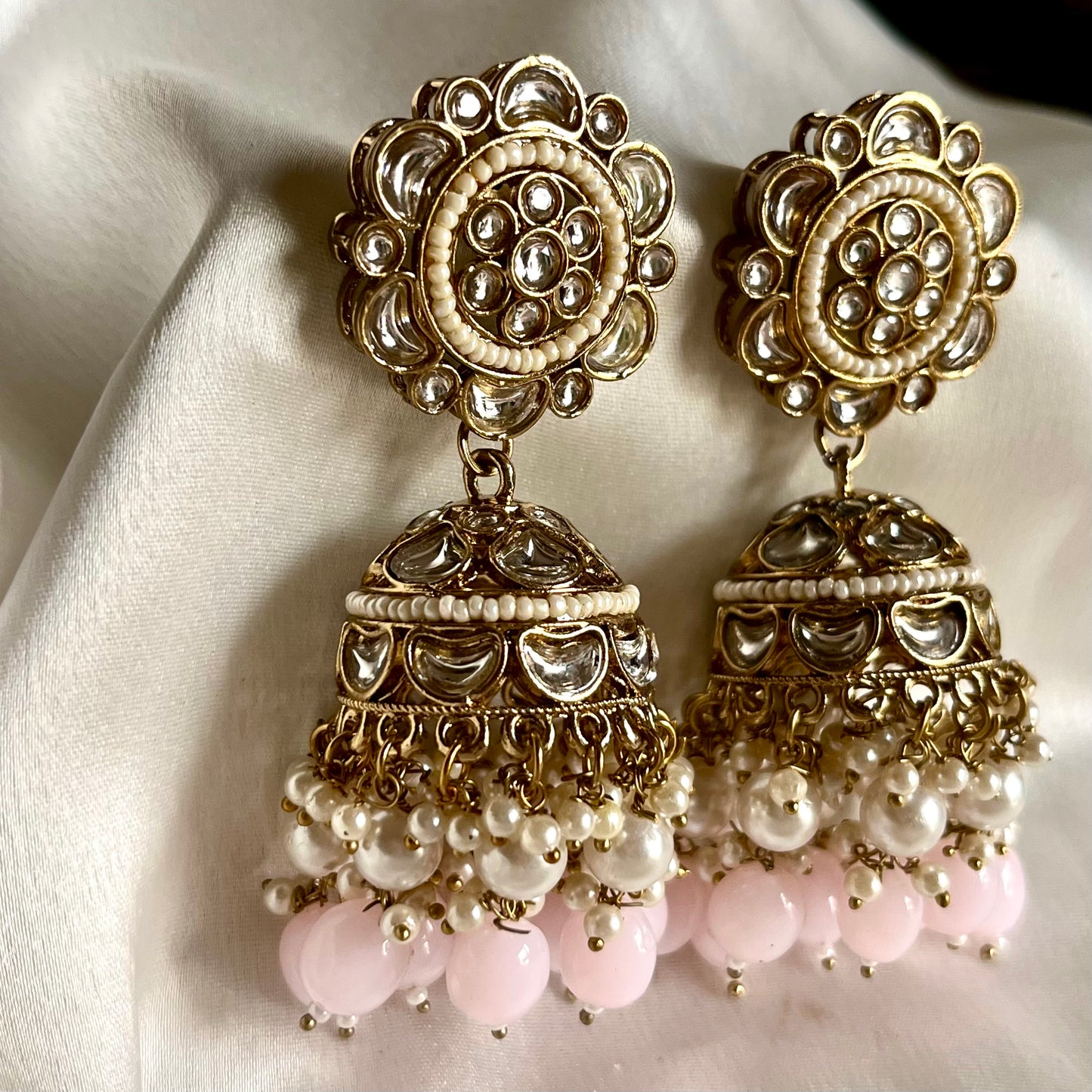 PINK SUHANA JHUMKIS