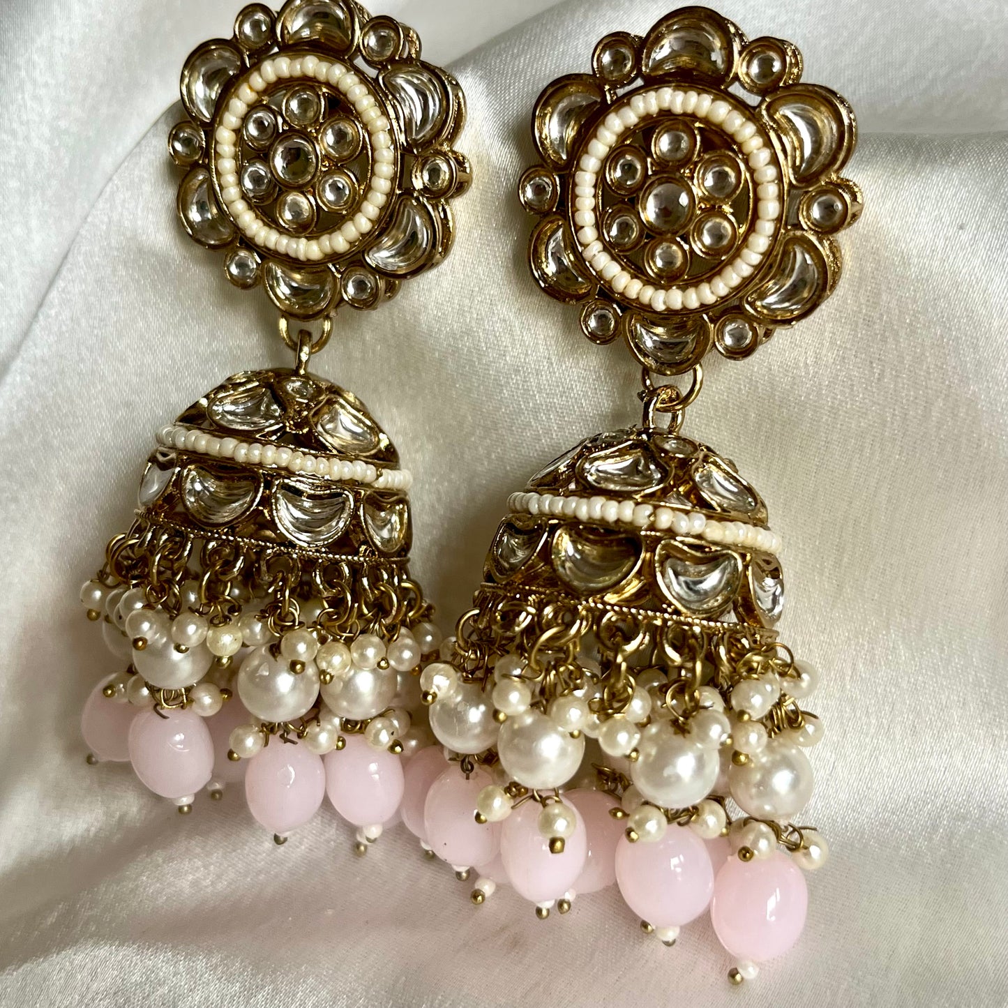 PINK SUHANA JHUMKIS