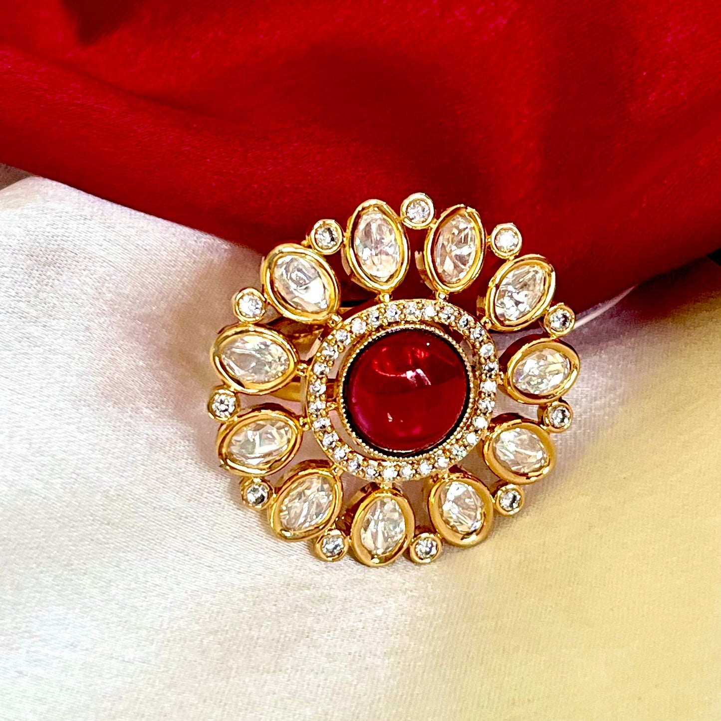 RANI SHINE POLKI RING