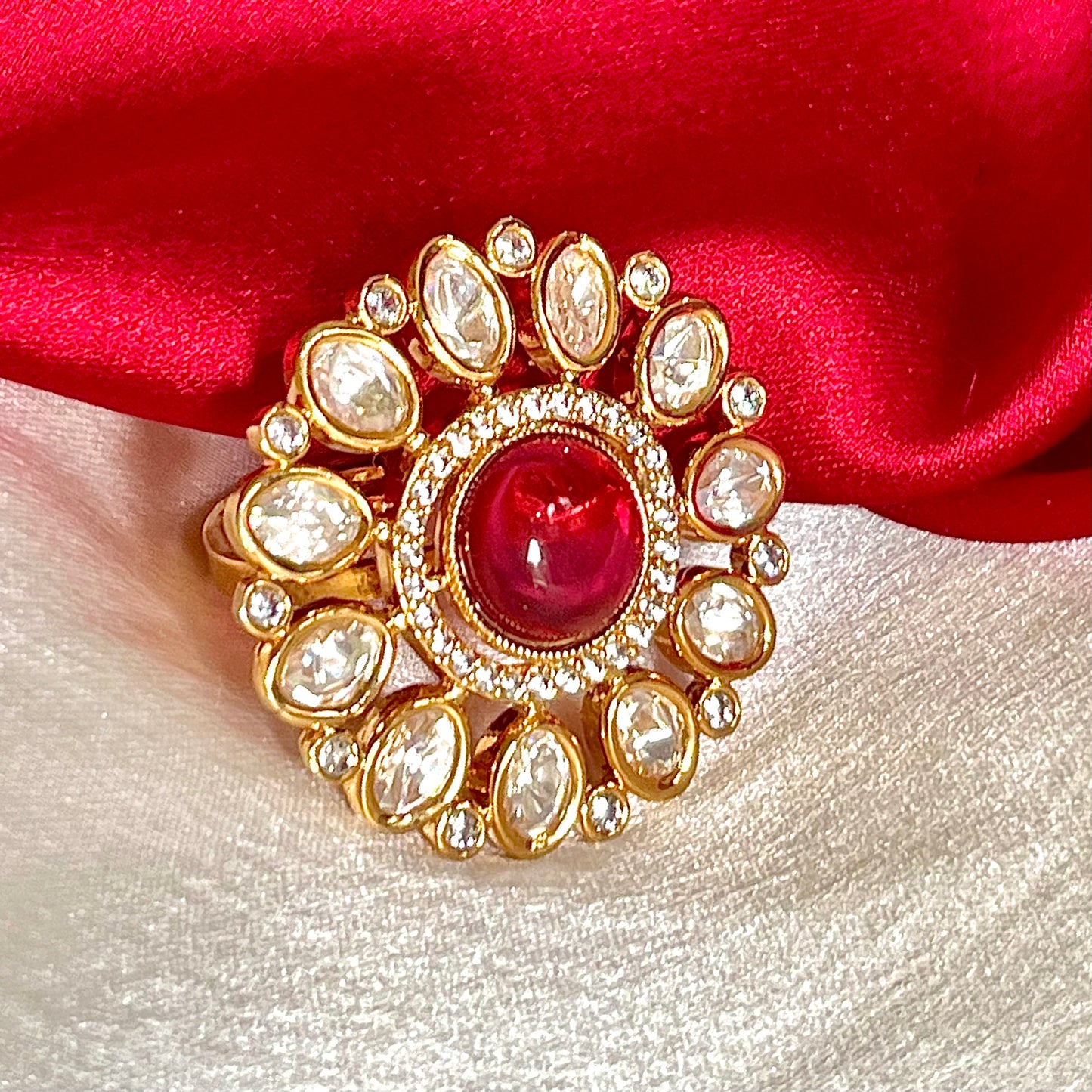 RANI SHINE POLKI RING