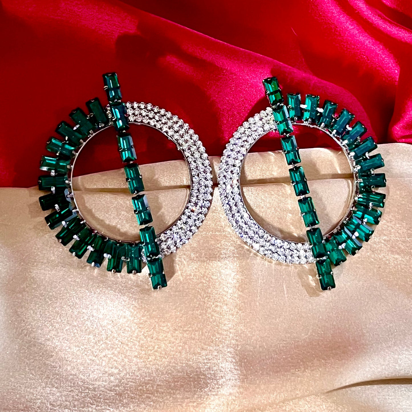 ALISHA EMERALD EARRINGS