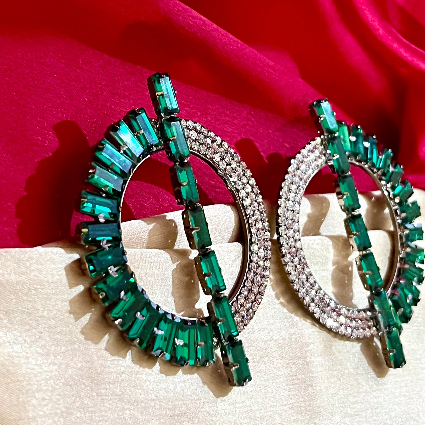 ALISHA EMERALD EARRINGS