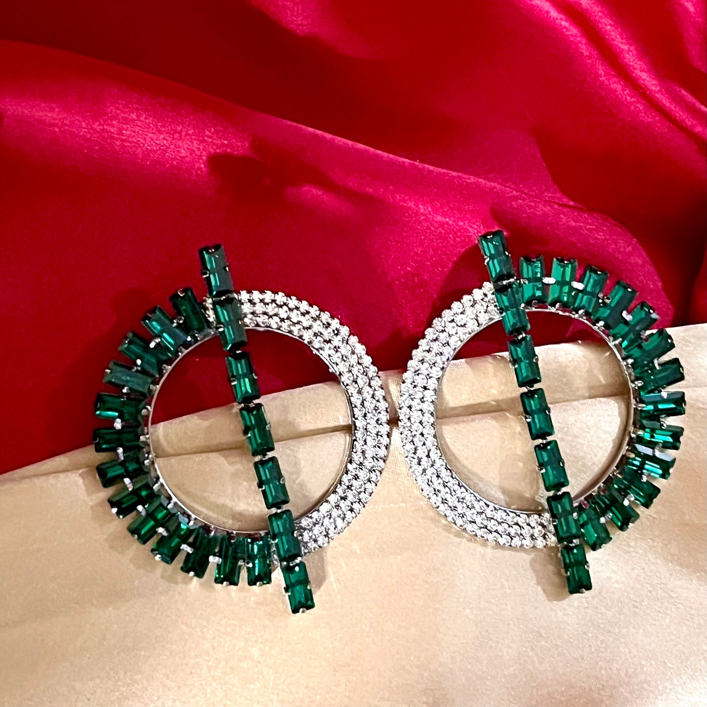 ALISHA EMERALD EARRINGS