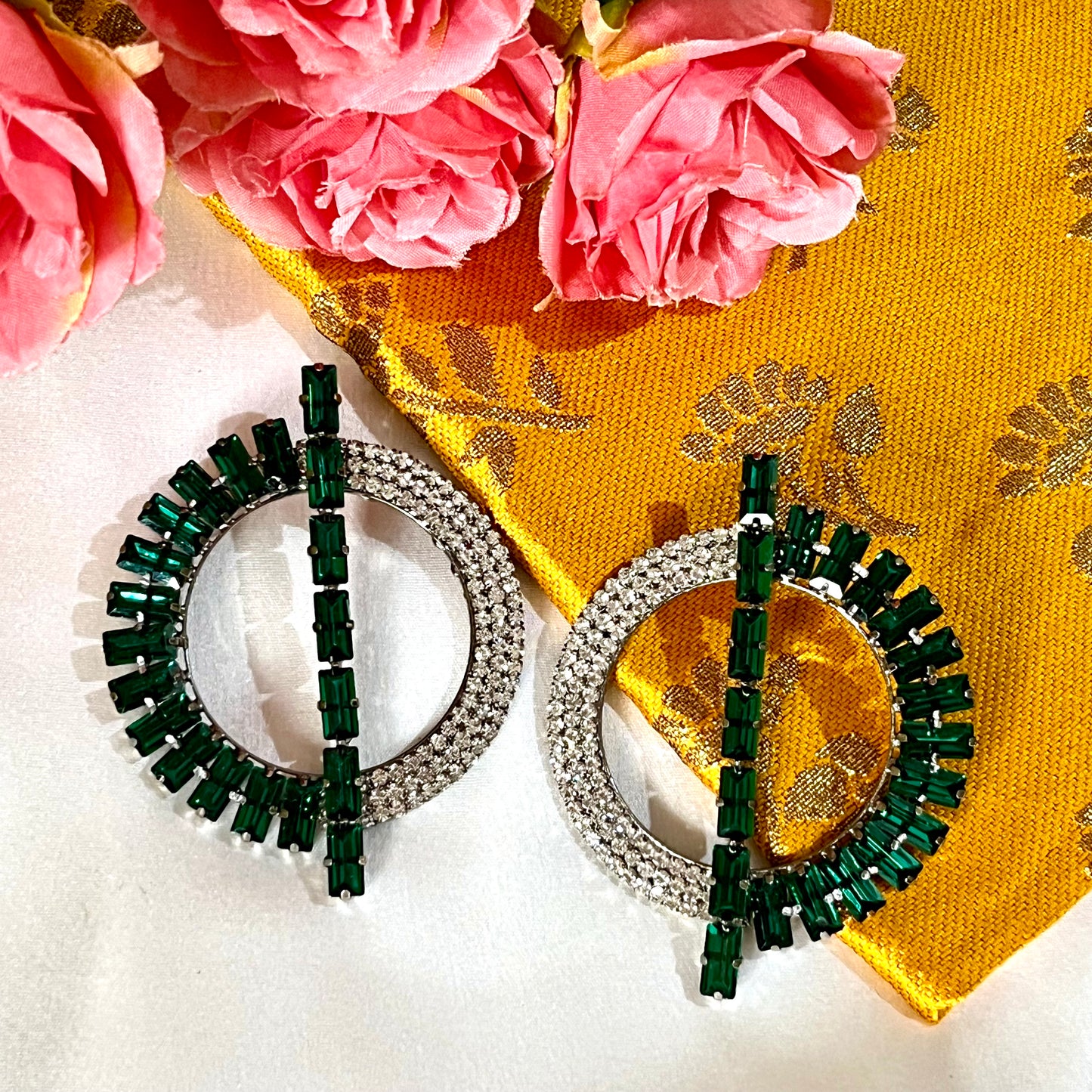 ALISHA EMERALD EARRINGS