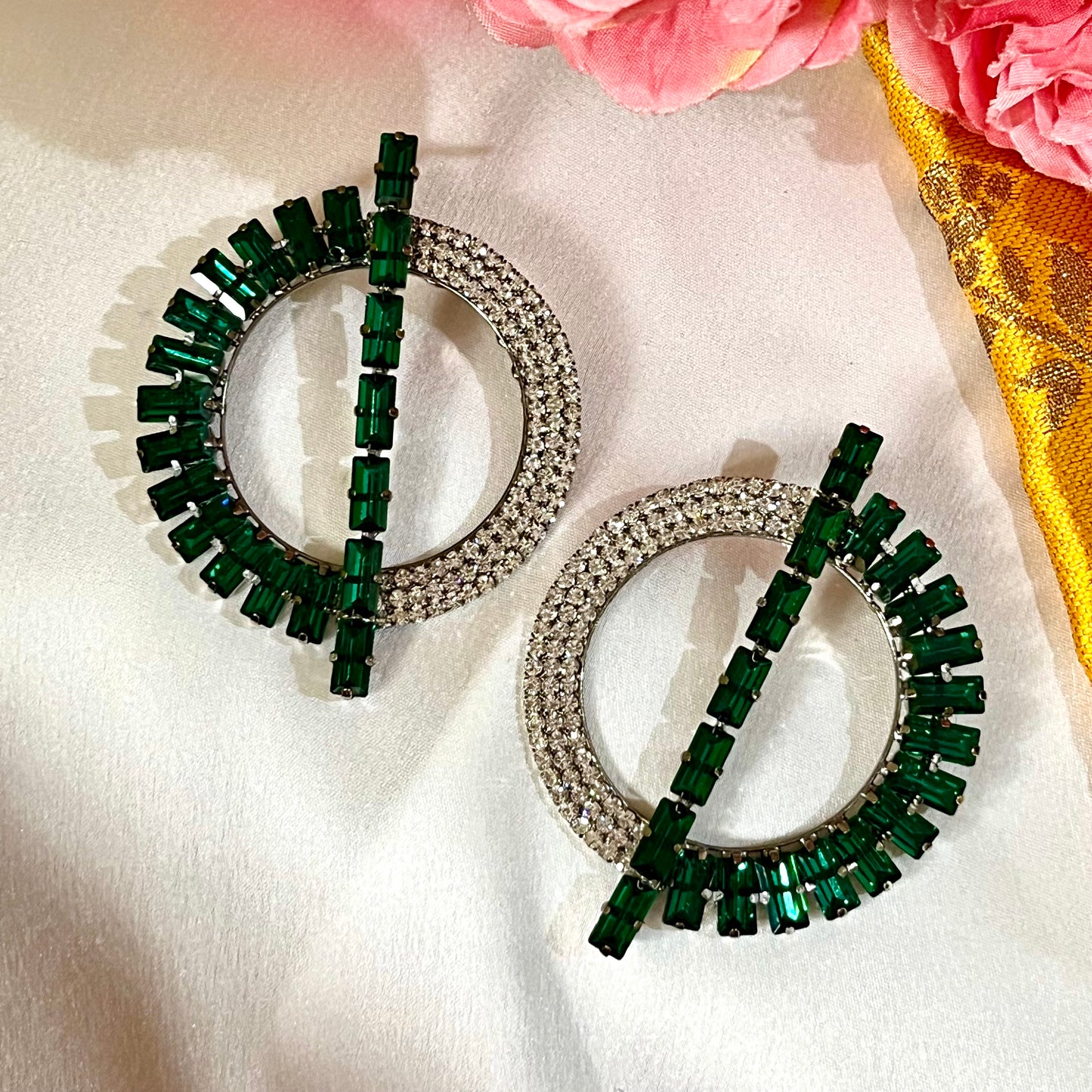 ALISHA EMERALD EARRINGS