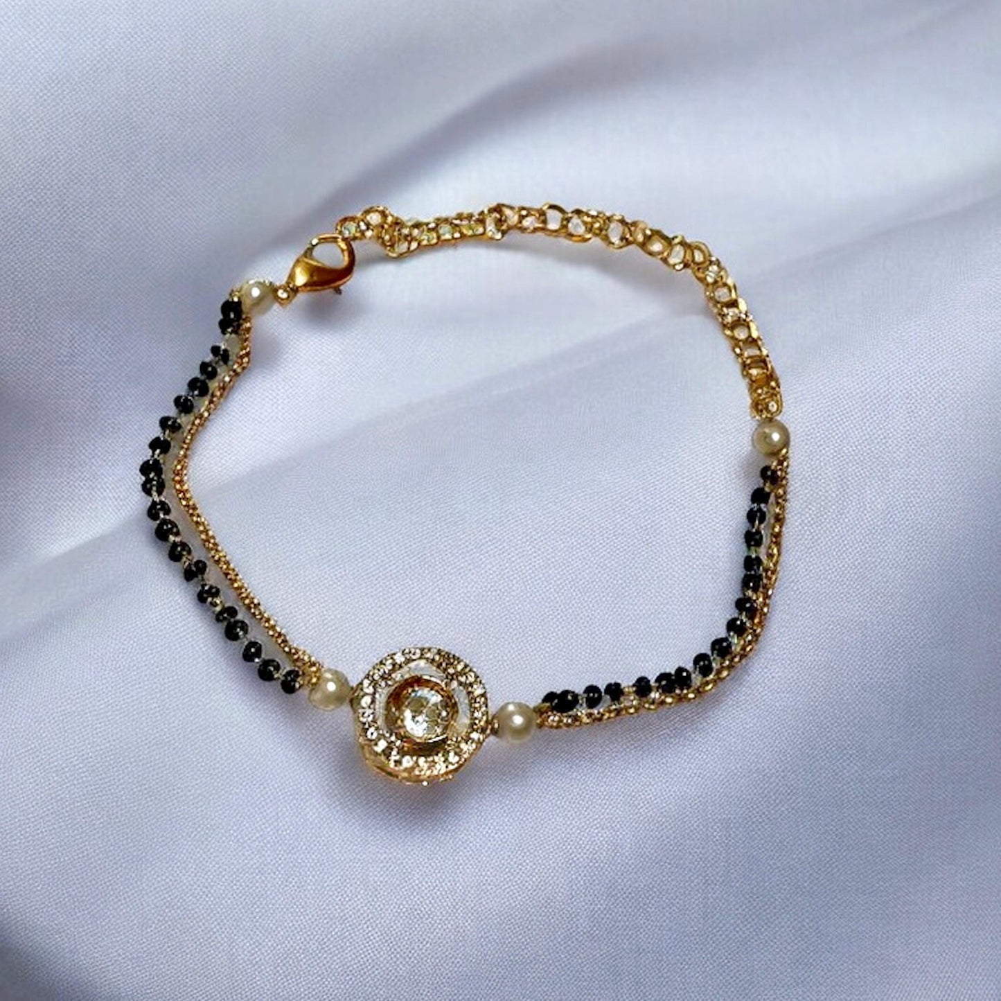 GOLDEN GRACY MANGALSUTRA BRACELET