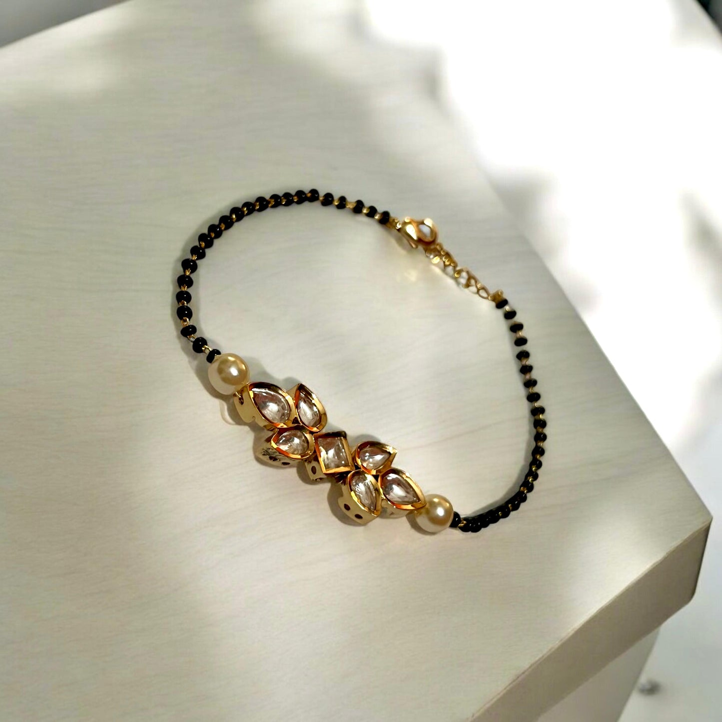 GOLDEN KRITI MANGALSUTRA BRACELET