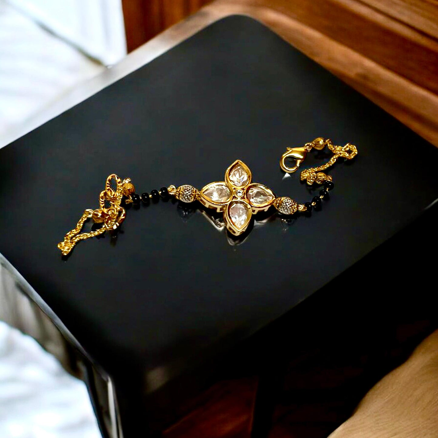 GOLDEN PAVITRA MANGALSUTRA BRACELET