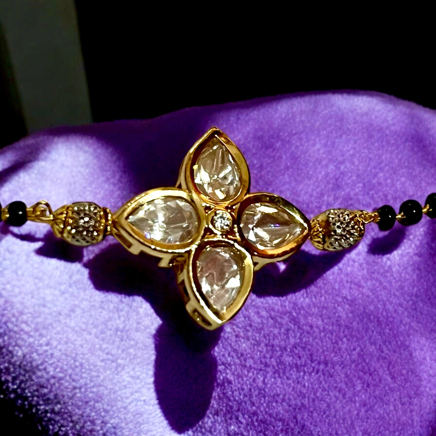 GOLDEN PAVITRA MANGALSUTRA BRACELET