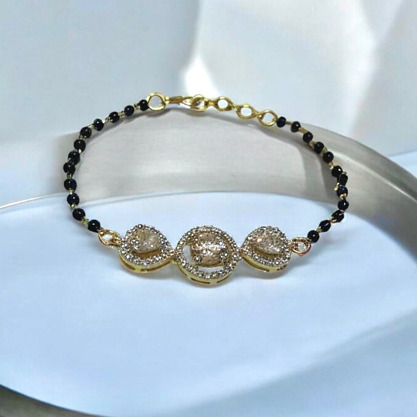 GOLDEN MISHA MANGALSUTRA BRACELET