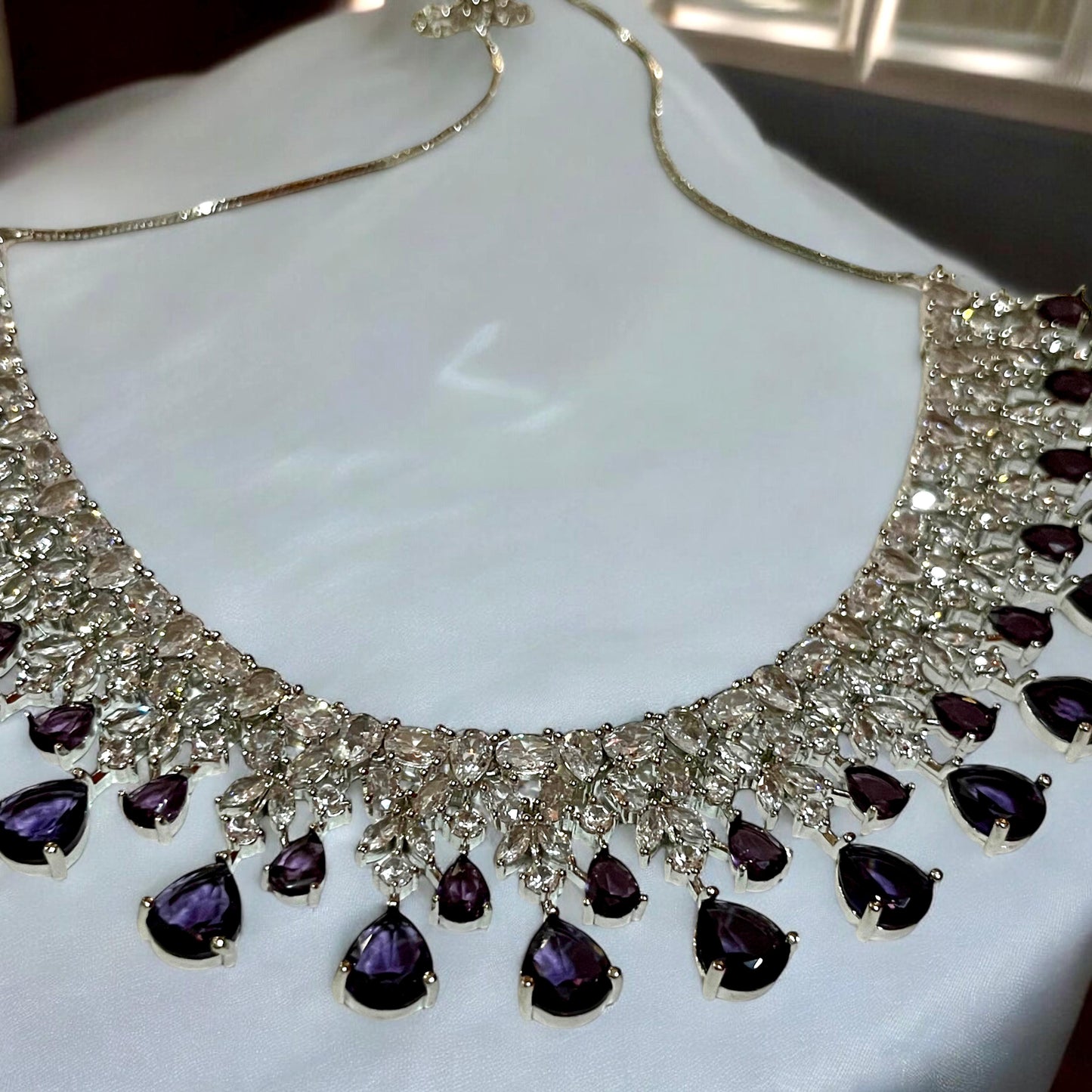 PURPLE SHAKIRA NECKLACE SET