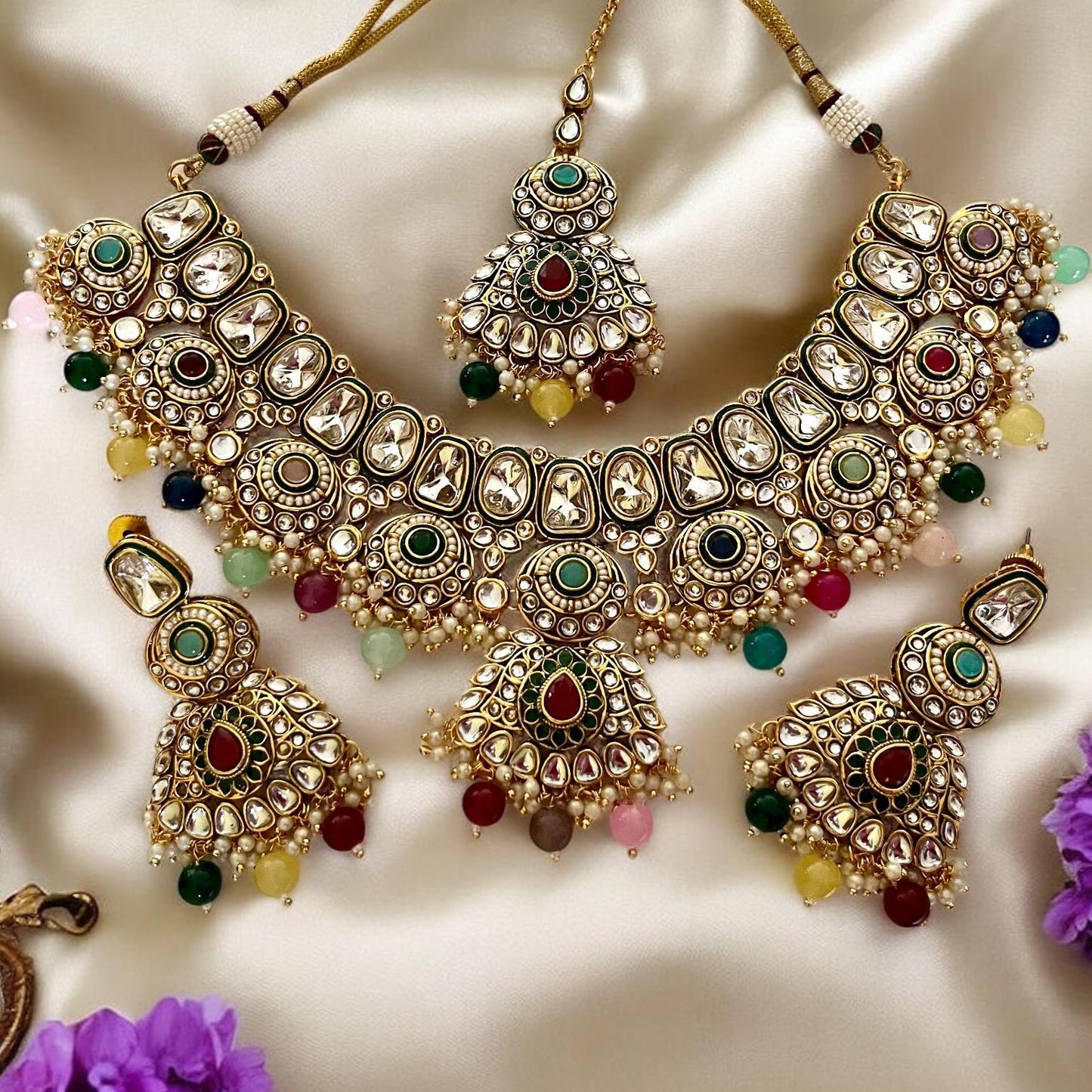 INDRADHANUSH MAHARANI NECKLACE SET