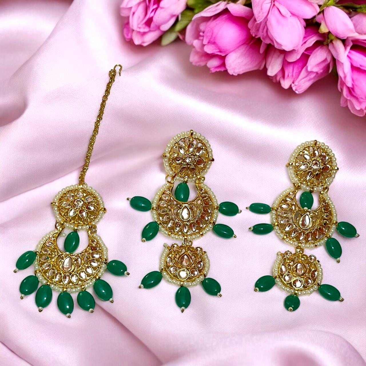 EMERALD SHAINA NECKLACE SET