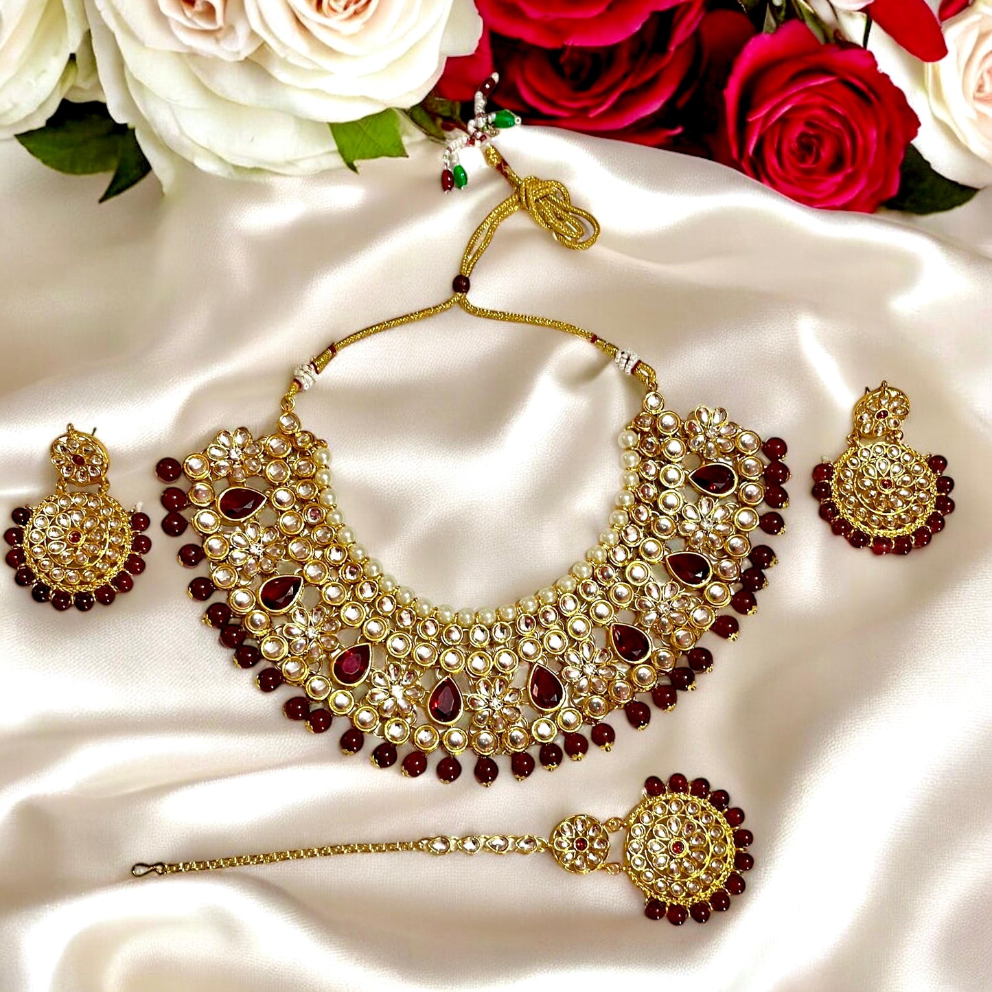 RUBY KISHNA NECKLACE SET