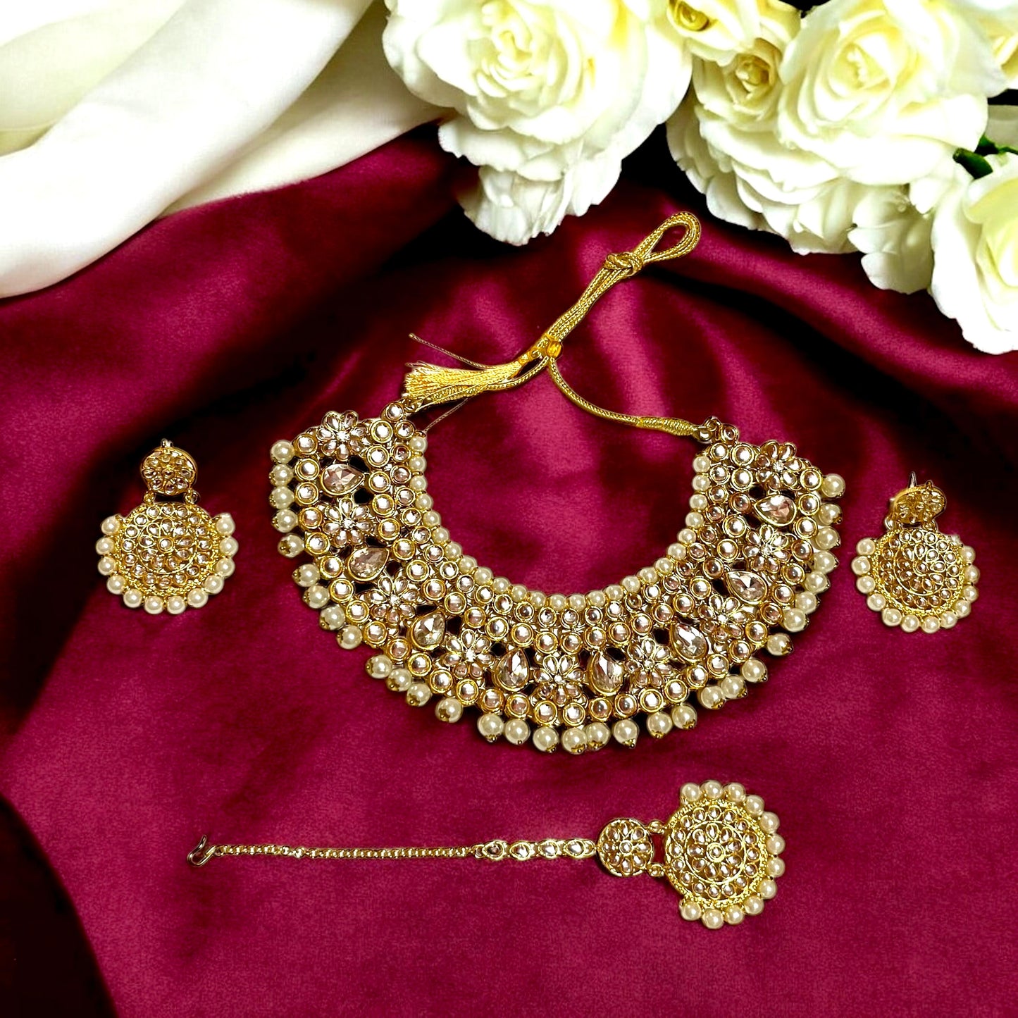 IVORY KISHNA NECKLACE SET