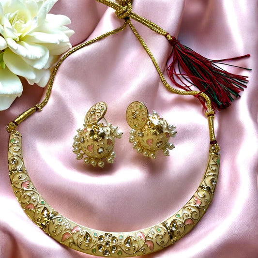 IVORY SUNDARI HASLI NECKLACE SET