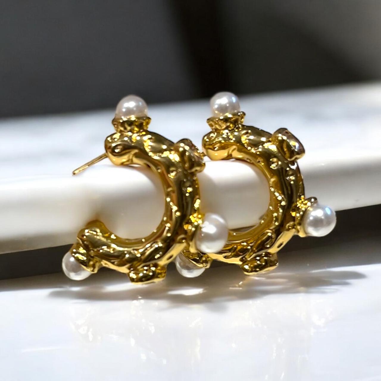 GOLD FAIRY HOOPS