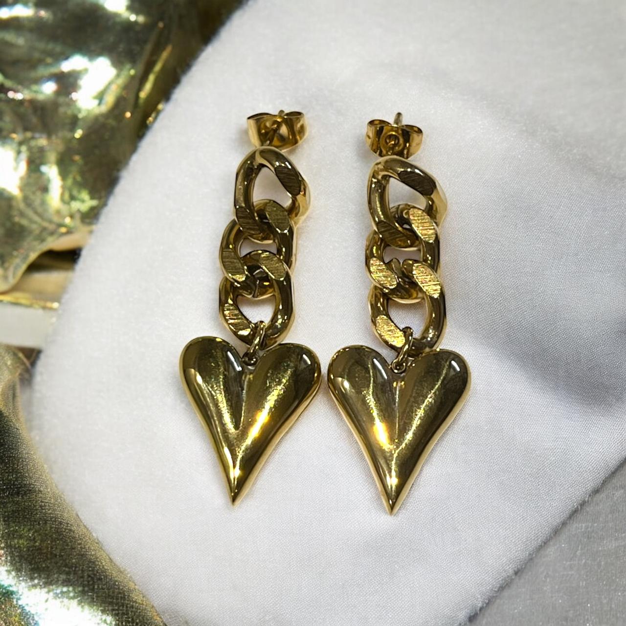 GOLD LUXE LINKS EARRINGS