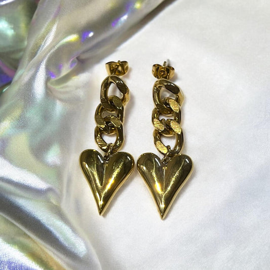 GOLD LUXE LINKS EARRINGS