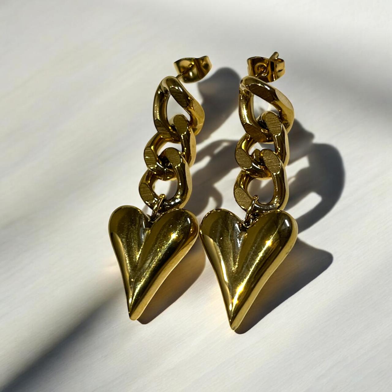 GOLD LUXE LINKS EARRINGS
