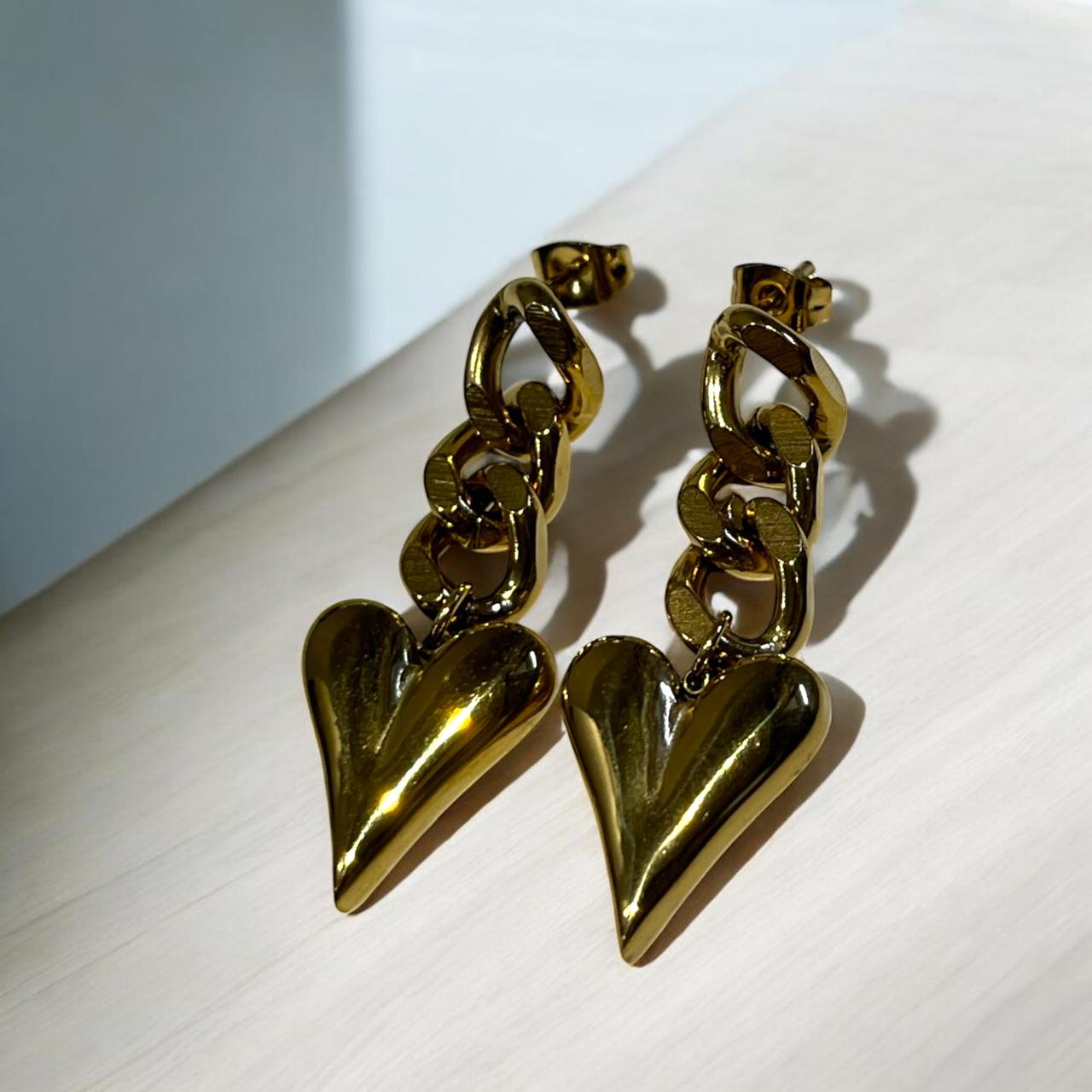 GOLD LUXE LINKS EARRINGS