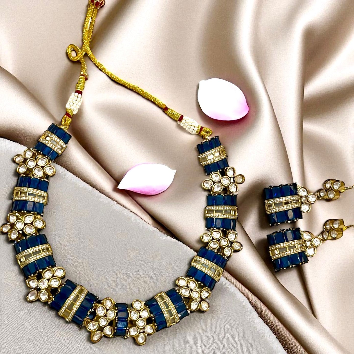 BLUE SITAARA NECKLACE SET