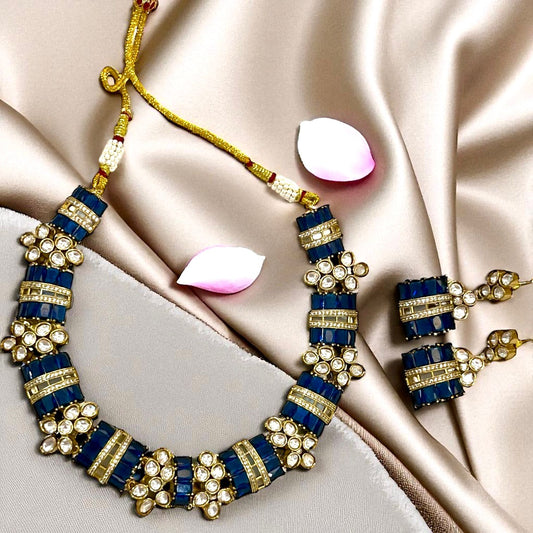 BLUE SITAARA NECKLACE SET