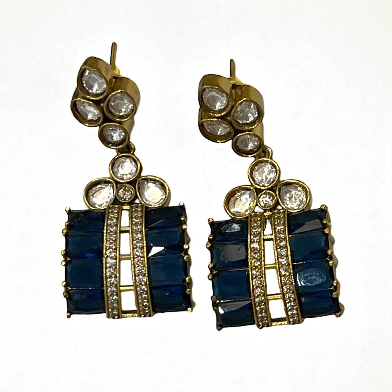 BLUE SITAARA NECKLACE SET