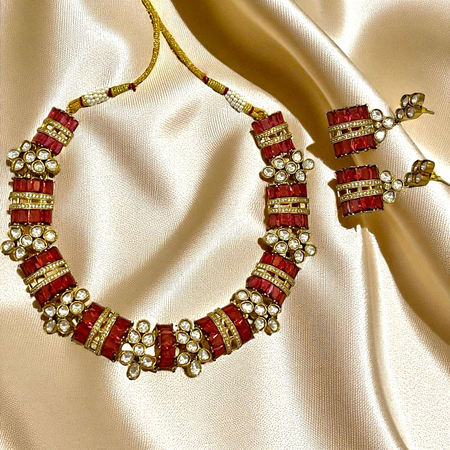 RUBY SITAARA NECKLACE SET