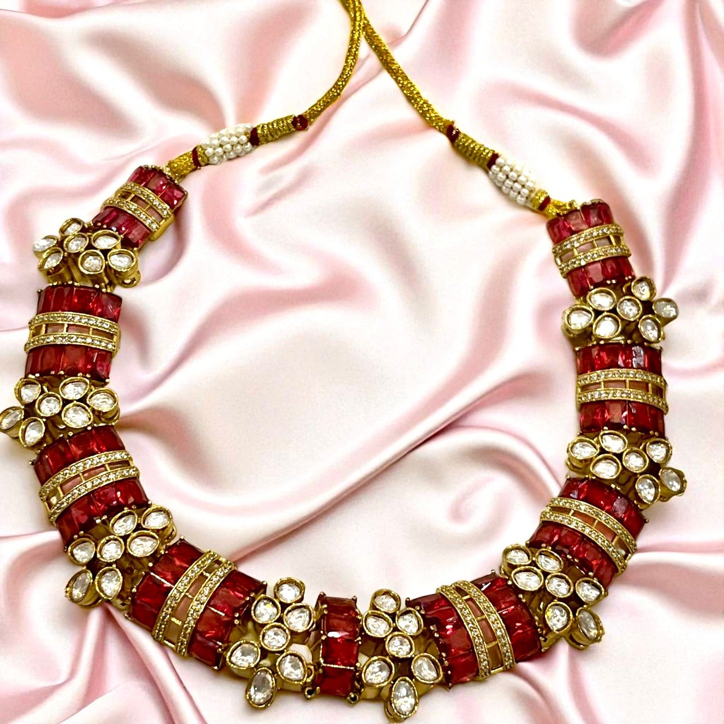 RUBY SITAARA NECKLACE SET