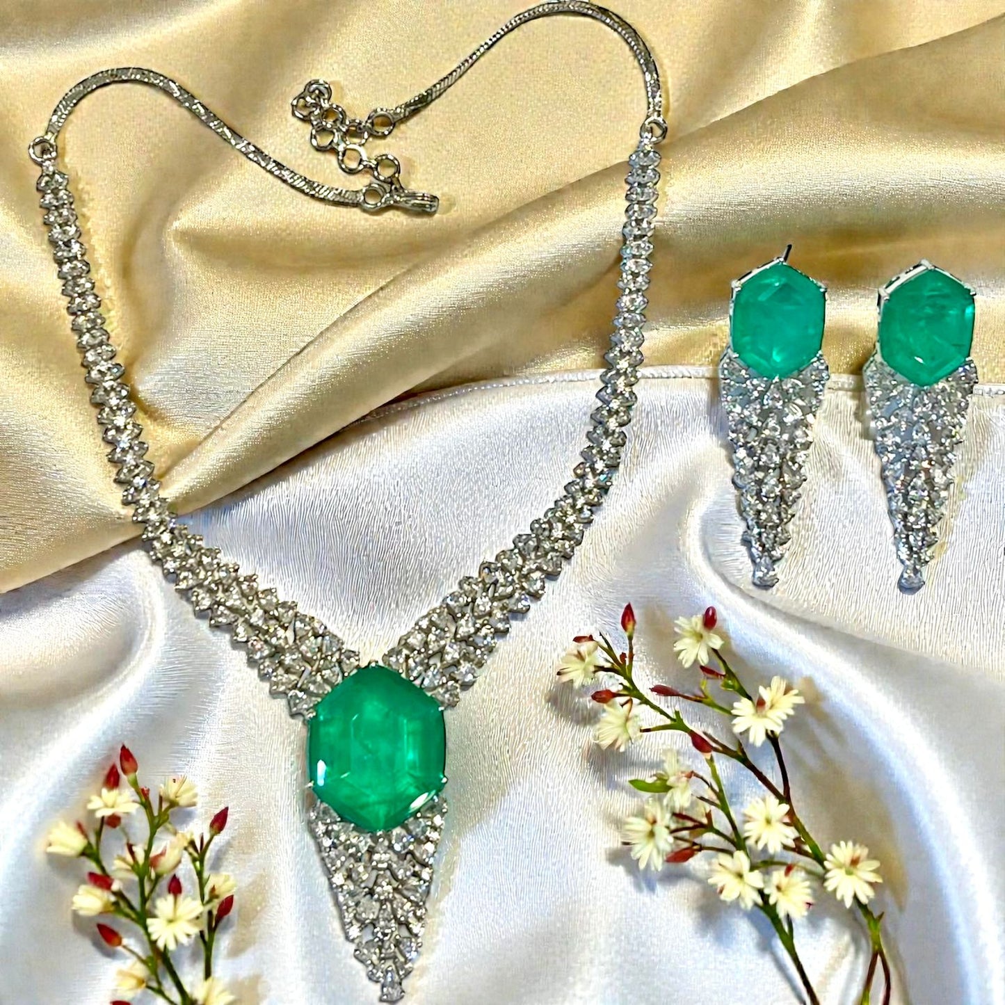 TURQUOISE CELESTIA NECKLACE SET